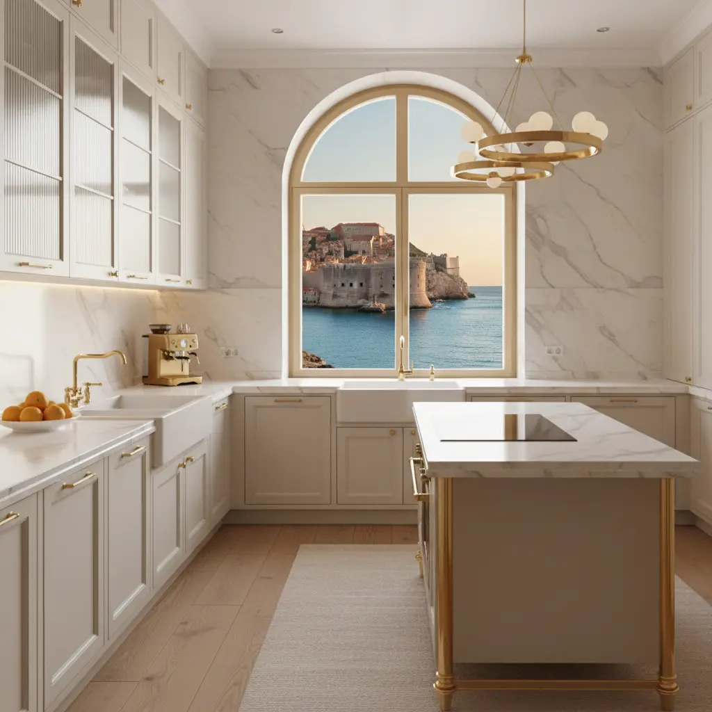Kuhinje po mjeri Dubrovnik - premium kuhinja s pogledom
