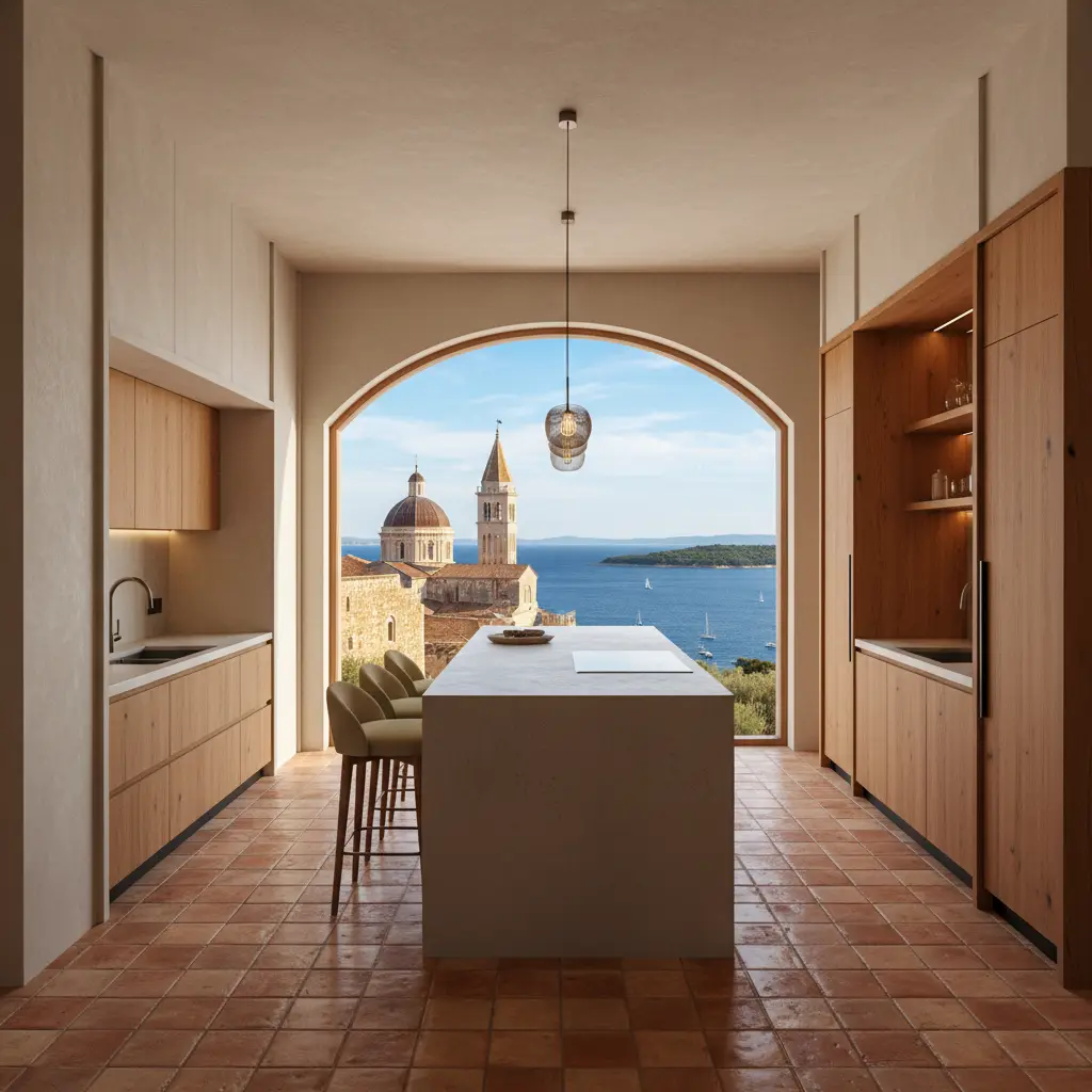 Kuhinje po mjeri Poreč - premium kuhinja s pogledom