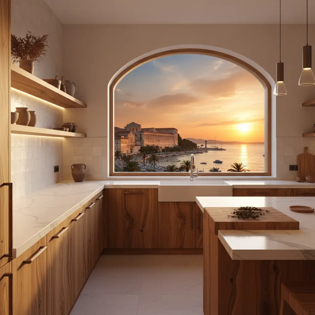 Kuhinje po mjeri Split - premium kuhinja s pogledom